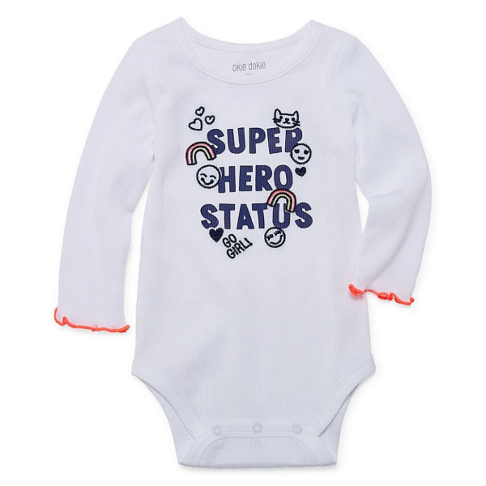 Okie Dokie Bodysuit - Baby Girl NB-6M
